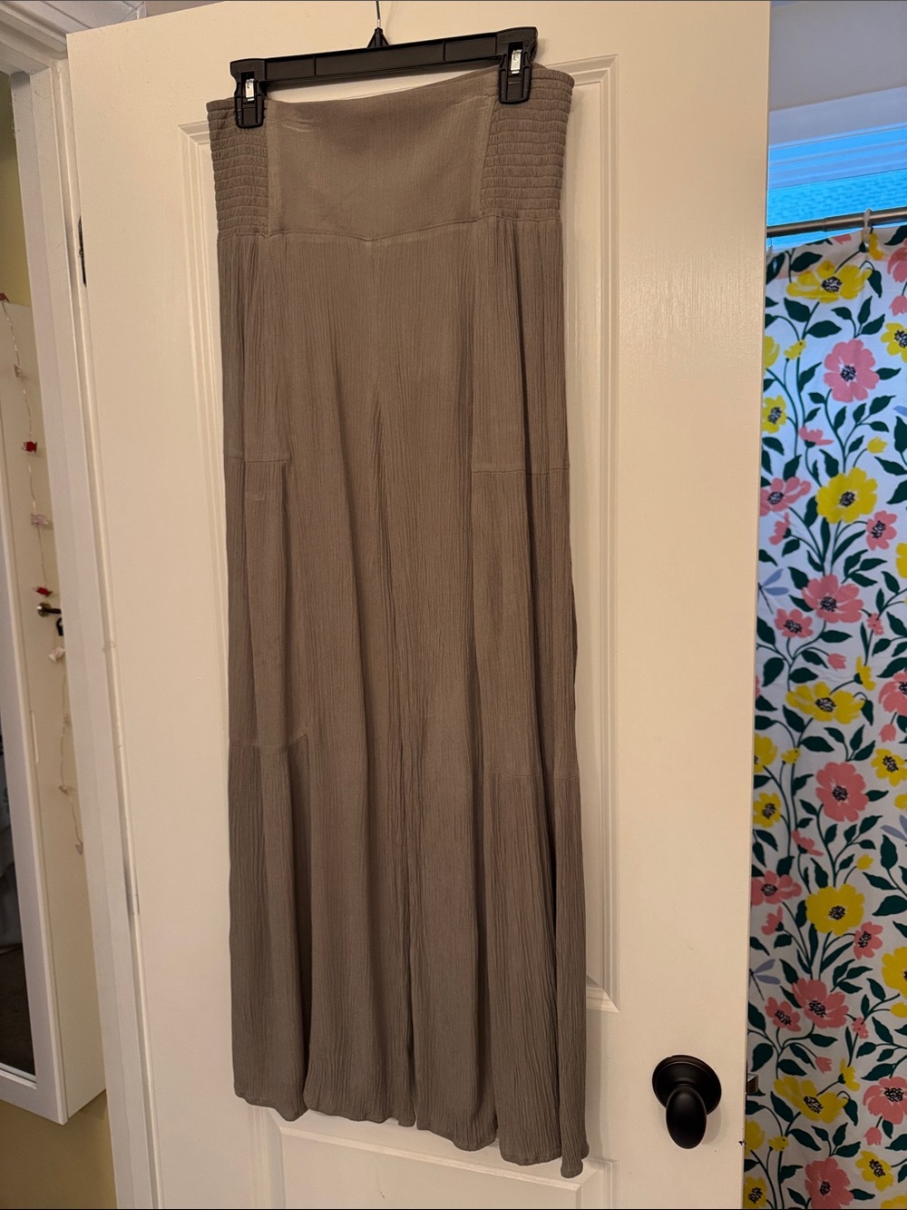 Rewash Taupe Wide-Leg Pants
